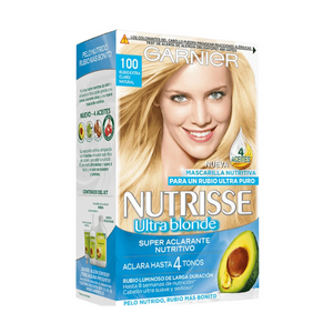 Dauerhafte Haarfarbe Nutrisse - Garnier : Nutrisse Crème - 100 Rubio Extraclaro Natural - 1