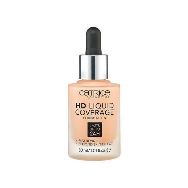 HD Liquid Coverage Foundation - Catrice : -Base de Maquillaje HD Liquid Coverage - 030 Sand Beige - 1