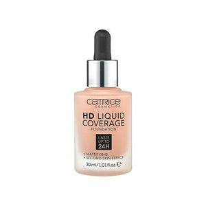 HD Liquid Coverage Foundation - Catrice : -Base de Maquillaje HD Liquid Coverage - 040 Warm Beige - 1