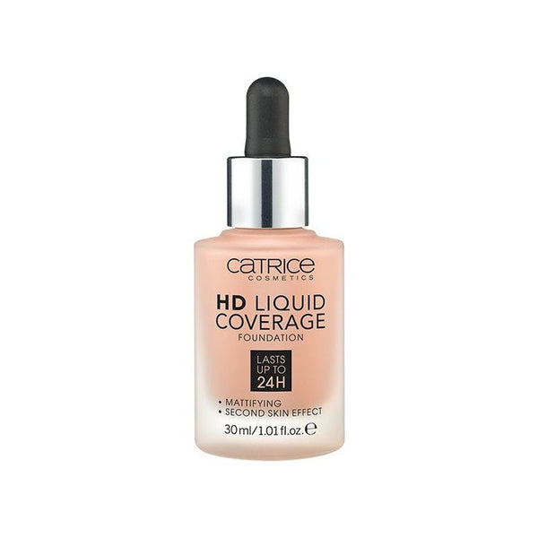 HD Liquid Coverage Foundation - Catrice : -Base de Maquillaje HD Liquid Coverage - 040 Warm Beige - 1