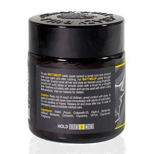 Mattes Haarstyling-Paste - MattMeUp 100g - Crazy Bull - 2