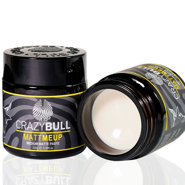 Mattes Haarstyling-Paste - MattMeUp 100g - Crazy Bull - 4