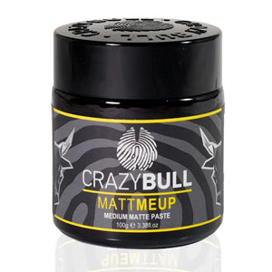 Mattes Haarstyling-Paste - MattMeUp 100g - Crazy Bull - 1