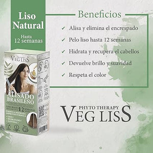 🌿💆‍♀️ Brasilianisches Glätten mit pflanzlicher Keratin und Kokos - VegLiss | Perfekte, natürliche und schadenfreie Glättung - Vegliss - 2