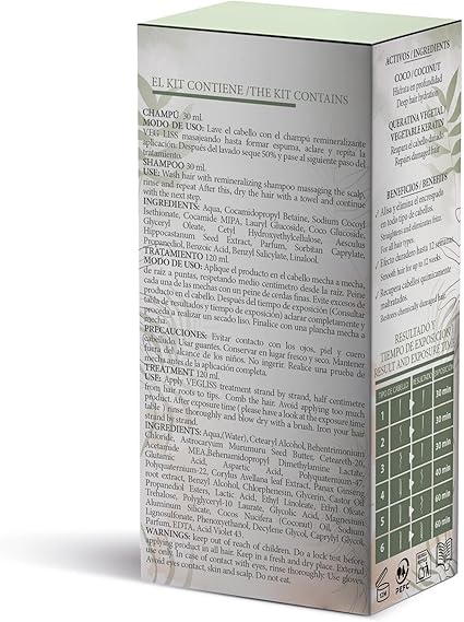 🌿💆‍♀️ Brasilianisches Glätten mit pflanzlicher Keratin und Kokos - VegLiss | Perfekte, natürliche und schadenfreie Glättung - Vegliss - 6