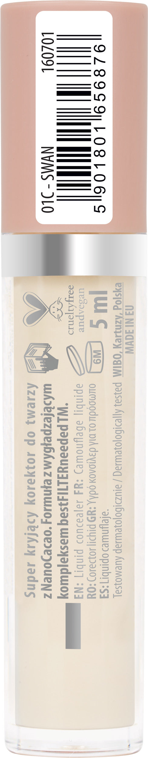 Creaseless Camouflage - Corrector en crema - 1 unidad - Nam : 01C - Swan - 2
