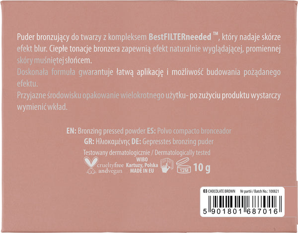 Bronzing pressed powder - 10 g - Nam : N3 - 2