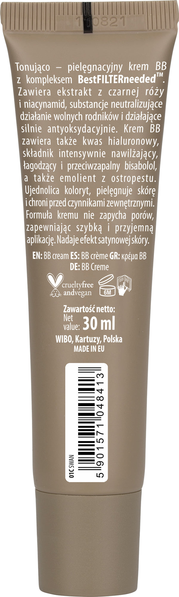 Black Rose Be Cream - BB Cream - 30 ml - Nam : N1 - 2