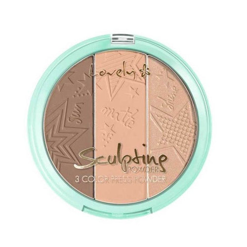 Sculpting Powder Contour Palette - Lovely : Sculpting 3 - 1