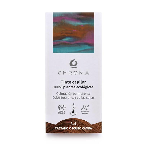 Bio Chroma Farbe - Chroma : 3.4 Castaño Medio Caoba - 1