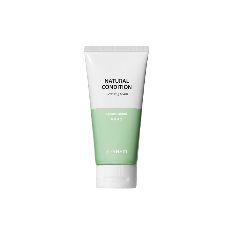 Reinigungsschaum für fettige Haut - Natürlicher Sebum-Reinigungsschaum 150 ml - The Saem - 1