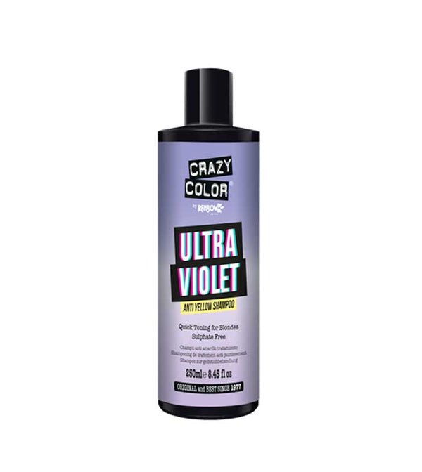 Ultra Violet Anti Yellow Shampoo - Blondes oder weißes Haar - Crazy Color - 1