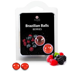 Set 2 Gleitkugeln Brasilianische Kugeln Fruits of the Forest - Secretplay Cosmetic - Secret Play - 1