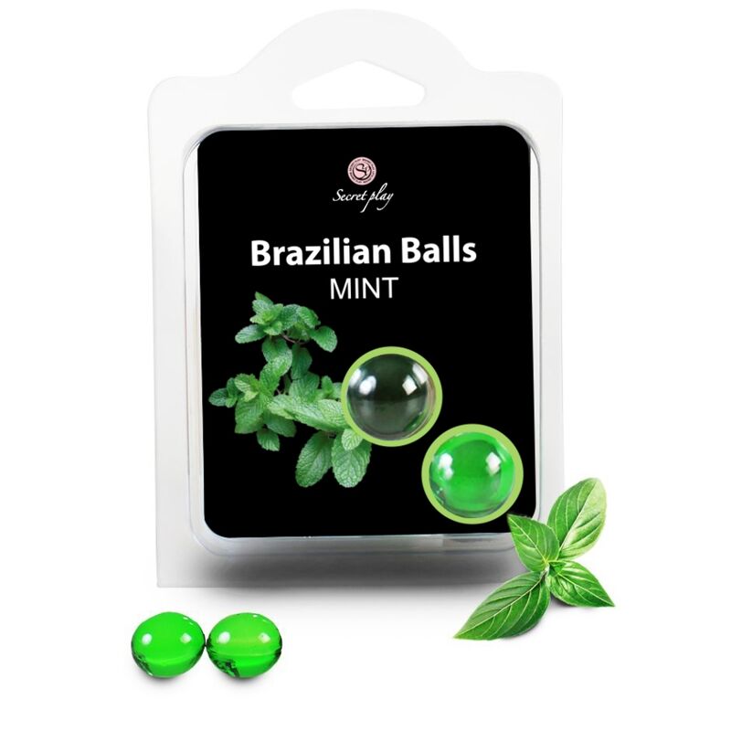 Set 2 Gleitkugeln Brazilian Balls Mint - Secretplay Cosmetic - Secret Play - 1