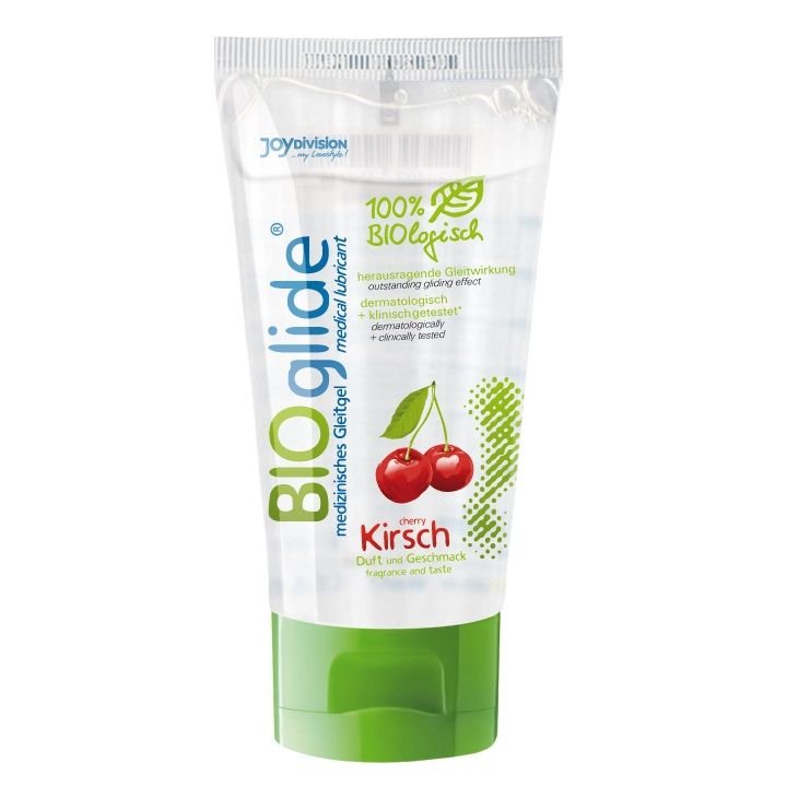 Gleitmittel mit Kirschgeschmack 80 ml - Bioglide - 1
