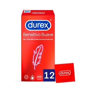 Weiche empfindliche Kondome - Durex : 12 unidades - 1