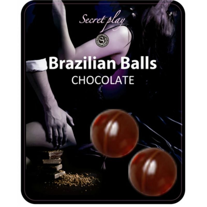 Set 2 Bolas Lubricantes Brasilianische Kugeln Schokolade - Secretplay Cosmetic - Secret Play - 1