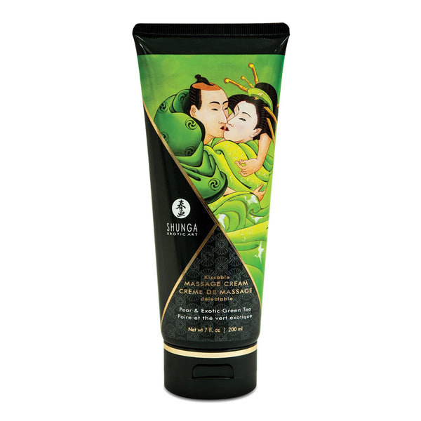 Massagecreme Birne &amp; Grüner Tee 200ml - Massagecreme - Shunga - 1