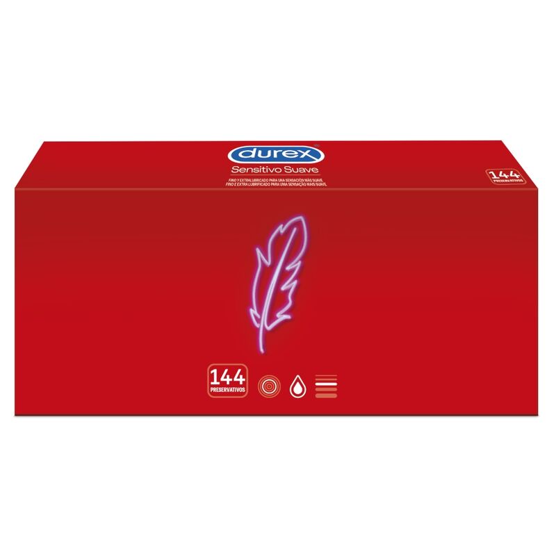 Weiche empfindliche Kondome - 144 Einheiten - Durex - 1