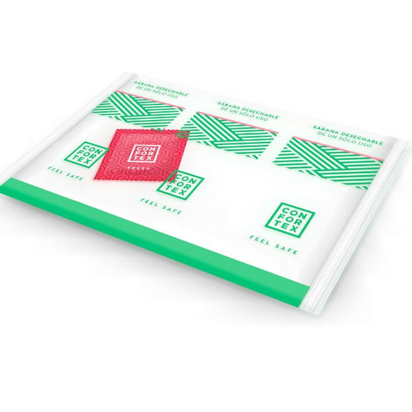Einzelne Einweg-Hygienetücher + Erdbeerkondom - Confortex - 2