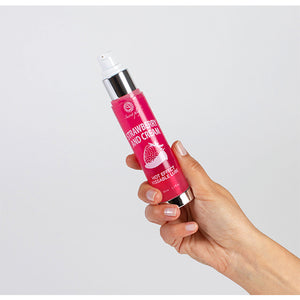 2-in-1 Wärmeeffekt Erdbeer-Sahne 50ml Gleitmittel - Secret Play - 2