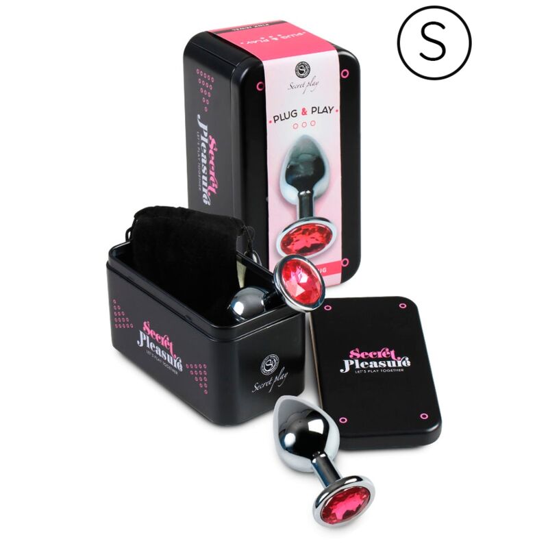 Plug Anal Fucsia 7cm - Secretplay Toys - Secret Play - 1
