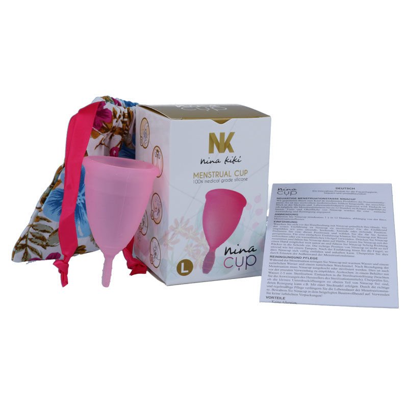 Nina Cup Menstruationstasse Größe L Rosa - Nina Kiki - Nina Kikí - 1