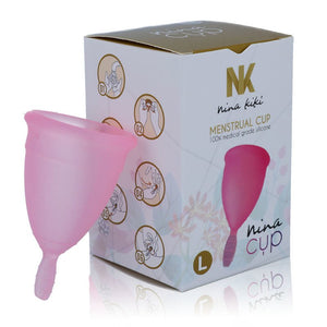 Nina Cup Menstruationstasse Größe L Rosa - Nina Kiki - Nina Kikí - 4