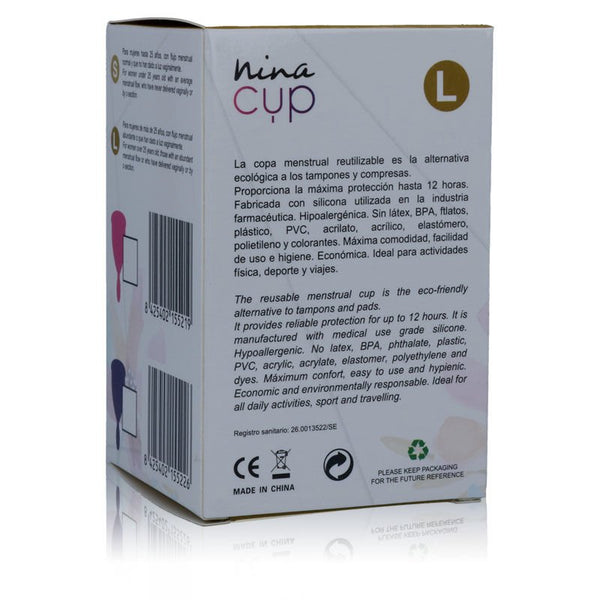 Nina Cup Menstruationstasse Größe L Rosa - Nina Kiki - Nina Kikí - 5