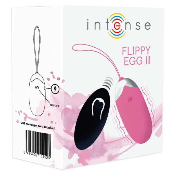 Flippy Ii Pink Remote Wiederaufladbares Ei – Spielzeug für Paare - Intense - 2