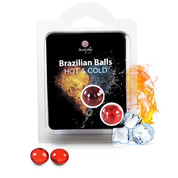 Set 2 Gleitbälle Brasilianische Bälle Heat &amp; Cold - Secretplay Cosmetic - Secret Play - 1