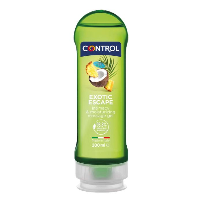 Gel 2 en 1 Massage &amp; Pleasure - Exotic Escape - Control - 1