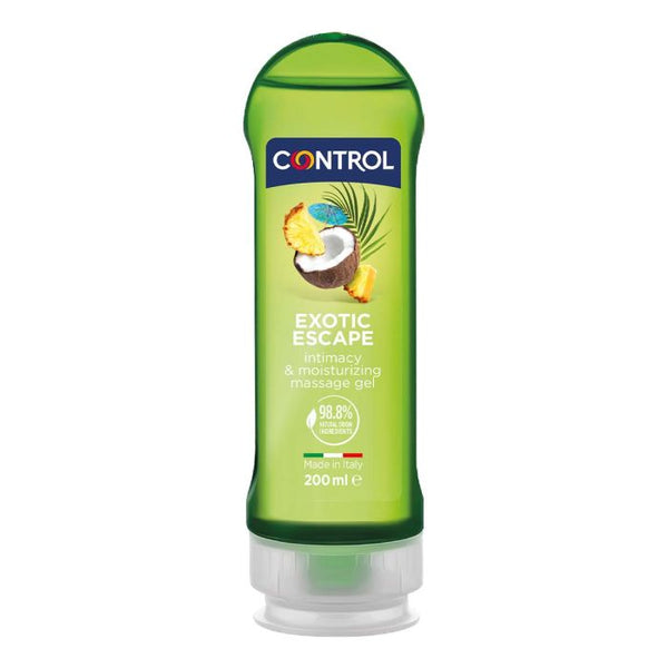 Gel 2 en 1 Massage &amp; Pleasure - Exotic Escape - Control - 1