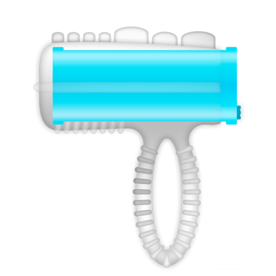 Lässiger Ring-Vibrator Blau - Casual Love - 1