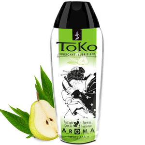 Toko Essbares Gleitmittel Birne &amp; exotisches Grüntee-Aroma - Gleitmittel - Shunga - 1