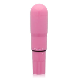 Intensiver rosafarbener Taschenvibrator - Glossy - 1