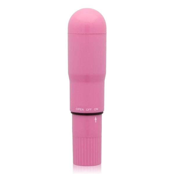 Intensiver rosafarbener Taschenvibrator - Glossy - 1
