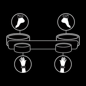 Fetisch Submissive Trennungsstange Bondage - Fetish Fantasy Gold - 2