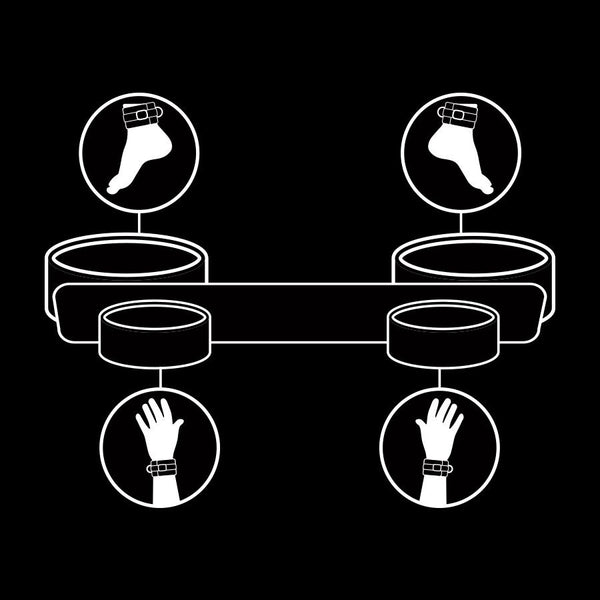 Fetisch Submissive Trennungsstange Bondage - Fetish Fantasy Gold - 2