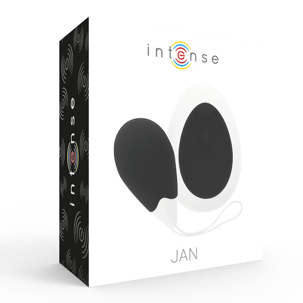Jan Vibrations-Ei Fernbedienung Schwarz - Spielzeug für Paare - Intense - 2
