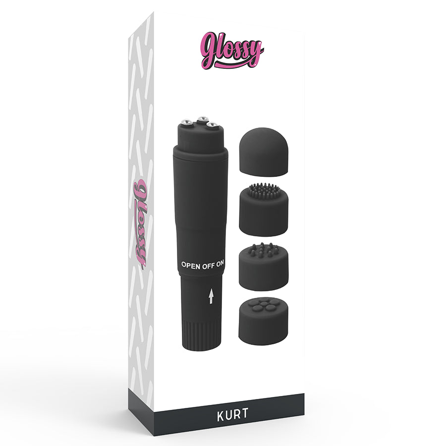 Pocket Kurt Massagegerät Schwarz - Glossy - 1
