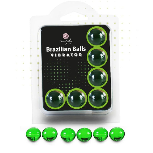 Set 6 Vibrierende Brasilianische Kugeln Gleitkugeln - Secretplay Cosmetic - Secret Play - 1