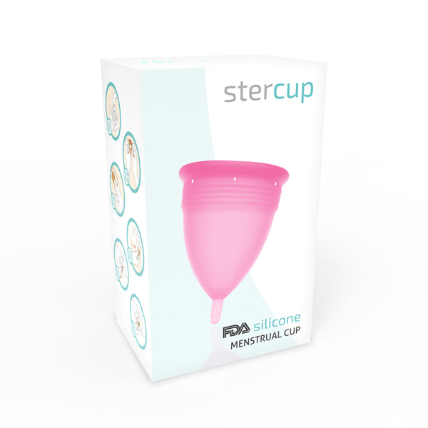 Silikon-Menstruationstasse Größe L Rosa - Stercup - 3