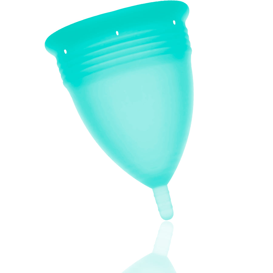 Silikon-Menstruationstasse Gr. S Aquamarin - Stercup - 1