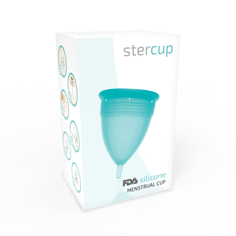 Silikon-Menstruationstasse Gr. S Aquamarin - Stercup - 1