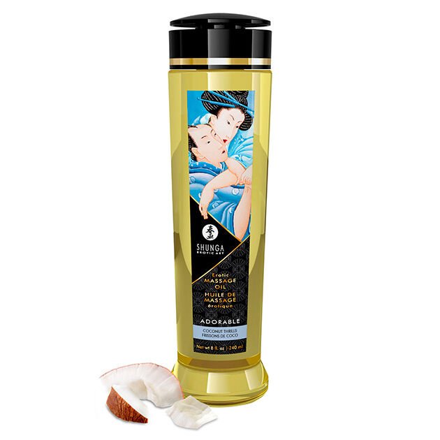 Coconut Emotions Entzückendes erotisches Massageöl - Öle - Shunga - 1