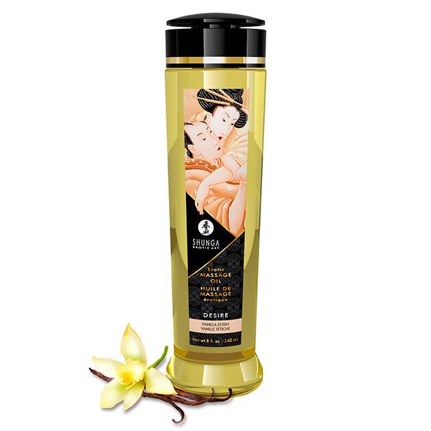 Vanilla Desire Erotic Massage Oil - Öle - Shunga - 1