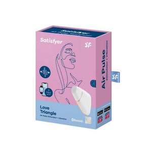 Connect Klitorisstimulator Love Triangle Weiß / Gold - Satisfyer - 1