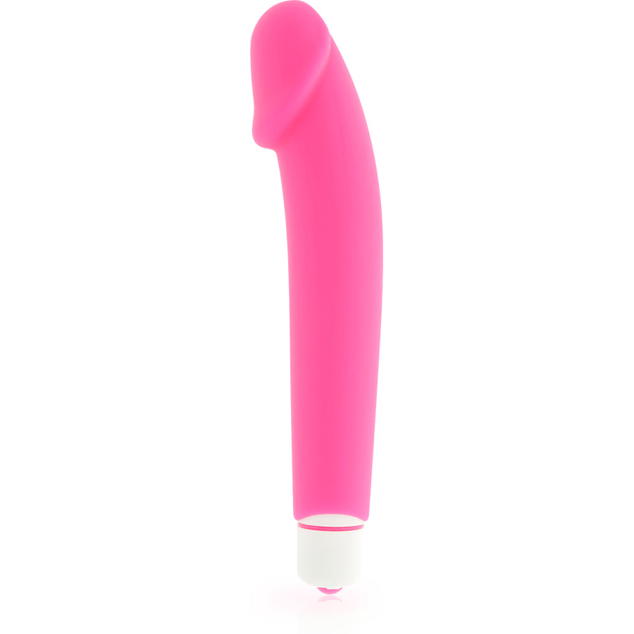 Realistischer rosafarbener Silikon-Vibrator - Dolce Vita - 1