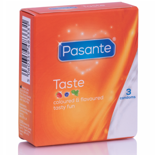 Aromatisierte Kondome 3 Stück - Pasante - 1